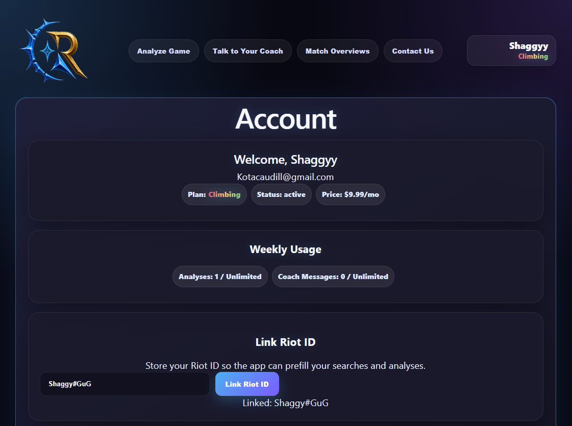 RiftCoach screenshot 3